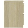 Mesita de noche 2 uds aglomerado color roble Sonoma 30x30x40 cm de vidaXL, Mesitas de noche - Ref: Foro24-800520, Precio: 52,...