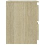 Nachttisch 2 Stk. Sonoma eichenfarbene Spanplatte 30x30x40 cm von vidaXL, Nachttische - Ref: Foro24-800520, Preis: 55,01 €, R...
