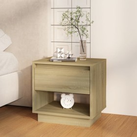 Sonoma Nachttisch aus Eichensperrholz 45x34x44 cm von vidaXL, Nachttische - Ref: Foro24-809518, Preis: 38,53 €, Rabatt: %