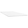 Cama box spring con colchón y LED tela gris claro 120x190 cm