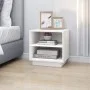 Bedside tables 2 pcs solid white pine wood 40x34x40 cm by vidaXL, Nightstands - Ref: Foro24-813328, Price: 67,13 €, Discount: %