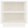 Bedside tables 2 pcs solid white pine wood 40x34x40 cm by vidaXL, Nightstands - Ref: Foro24-813328, Price: 67,13 €, Discount: %