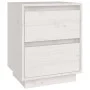 Bedside tables 2 pcs solid white pine wood 40x35x50 cm by vidaXL, Nightstands - Ref: Foro24-813318, Price: 113,78 €, Discount: %