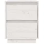 Bedside tables 2 pcs solid white pine wood 40x35x50 cm by vidaXL, Nightstands - Ref: Foro24-813318, Price: 113,78 €, Discount: %