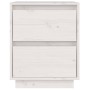 Nachttische 2 Stück aus massivem weißem Kiefernholz 40x35x50 cm von vidaXL, Nachttische - Ref: Foro24-813318, Preis: 115,29 €...