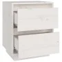 Bedside tables 2 pcs solid white pine wood 40x35x50 cm by vidaXL, Nightstands - Ref: Foro24-813318, Price: 113,78 €, Discount: %