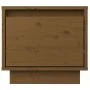 Mesitas de noche 2 uds madera de pino marrón miel 35x34x32 cm de vidaXL, Mesitas de noche - Ref: Foro24-813402, Precio: 53,02...