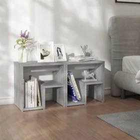 Bedside tables 2 pcs Sonoma gray plywood 40x30x40 cm by vidaXL, Nightstands - Ref: Foro24-815180, Price: 41,85 €, Discount: %