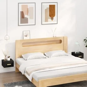 Wall bedside tables 2 pcs black 35x35x20 cm by vidaXL, Nightstands - Ref: Foro24-812837, Price: 43,56 €, Discount: %
