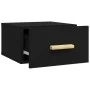 Mesitas de noche de pared 2 uds negro 35x35x20 cm de vidaXL, Mesitas de noche - Ref: Foro24-812837, Precio: 43,56 €, Descuent...