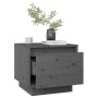 Bedside tables 2 units solid pine wood gray 35x34x32 cm by vidaXL, Nightstands - Ref: Foro24-813400, Price: 47,84 €, Discount: %
