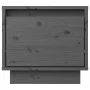 Nachttische 2 Stk. massives Kiefernholz grau 35x34x32 cm von vidaXL, Nachttische - Ref: Foro24-813400, Preis: 47,84 €, Rabatt: %