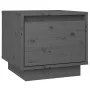 Bedside tables 2 units solid pine wood gray 35x34x32 cm by vidaXL, Nightstands - Ref: Foro24-813400, Price: 47,84 €, Discount: %