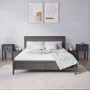 Mesitas de noche 2 uds madera de pino gris 79,5x38x65,5 cm de vidaXL, Mesitas de noche - Ref: Foro24-814544, Precio: 113,47 €...