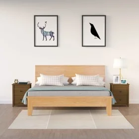 Bedside tables 2 pcs honey brown pine wood 50x35x61.5 cm by vidaXL, Nightstands - Ref: Foro24-813686, Price: 77,92 €, Discoun...