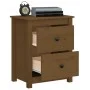 Nachttische 2 Stück honigbraunes Kiefernholz 50x35x61,5 cm von vidaXL, Nachttische - Ref: Foro24-813686, Preis: 77,92 €, Raba...