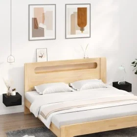 Mesitas de noche de pared 2 uds negro 35x35x20 cm de vidaXL, Mesitas de noche - Ref: Foro24-812855, Precio: 37,21 €, Descuent...