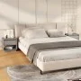 Mesitas noche 2 uds madera ingeniería gris Sonoma 45x34x44 cm de vidaXL, Mesitas de noche - Ref: Foro24-812984, Precio: 58,99...