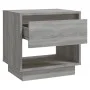 Mesitas noche 2 uds madera ingeniería gris Sonoma 45x34x44 cm de vidaXL, Mesitas de noche - Ref: Foro24-812984, Precio: 58,99...