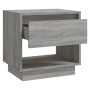 Nightstands 2 units Sonoma gray engineered wood 45x34x44 cm by vidaXL, Nightstands - Ref: Foro24-812984, Price: 59,63 €, Disc...