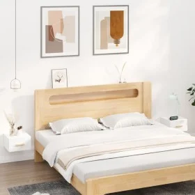 Wall bedside tables 2 pcs white 35x35x20 cm by vidaXL, Nightstands - Ref: Foro24-812835, Price: 55,94 €, Discount: %