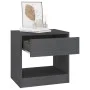 Bedside tables 2 pcs solid gray pine wood 40x31x40 cm by vidaXL, Nightstands - Ref: Foro24-808068, Price: 56,94 €, Discount: %