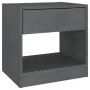 Bedside tables 2 pcs solid gray pine wood 40x31x40 cm by vidaXL, Nightstands - Ref: Foro24-808068, Price: 56,94 €, Discount: %