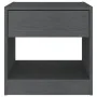 Bedside tables 2 pcs solid gray pine wood 40x31x40 cm by vidaXL, Nightstands - Ref: Foro24-808068, Price: 56,94 €, Discount: %