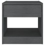 Nachttische 2 Stück massives graues Kiefernholz 40x31x40 cm von vidaXL, Nachttische - Ref: Foro24-808068, Preis: 57,68 €, Rab...
