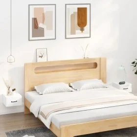 Wall bedside tables 2 pcs white 35x35x20 cm by vidaXL, Nightstands - Ref: Foro24-812853, Price: 45,19 €, Discount: %