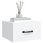 Mesitas de noche de pared 2 uds blanco 35x35x20 cm de vidaXL, Mesitas de noche - Ref: Foro24-812853, Precio: 45,75 €, Descuen...