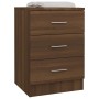 Nachttische 2 Stück Eichenbraunsperrholz 38x35x56 cm von vidaXL, Nachttische - Ref: Foro24-815326, Preis: 99,58 €, Rabatt: %