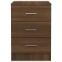 Nachttische 2 Stück Eichenbraunsperrholz 38x35x56 cm von vidaXL, Nachttische - Ref: Foro24-815326, Preis: 98,00 €, Rabatt: %