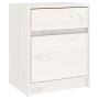 Mesitas de noche 2 uds madera maciza pino blanco 40x31x50 cm de vidaXL, Mesitas de noche - Ref: Foro24-808126, Precio: 79,01 ...