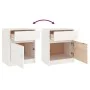 Nachttische 2 Stück aus massivem weißem Kiefernholz 40x31x50 cm von vidaXL, Nachttische - Ref: Foro24-808126, Preis: 78,05 €,...