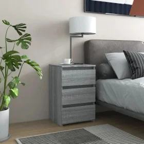 Bedside tables 2 pcs Sonoma gray plywood 40x35x62.5 cm by vidaXL, Nightstands - Ref: Foro24-815174, Price: 96,23 €, Discount: %