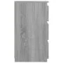 Bedside tables 2 pcs Sonoma gray plywood 40x35x62.5 cm by vidaXL, Nightstands - Ref: Foro24-815174, Price: 97,67 €, Discount: %