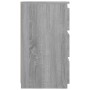 Mesitas de noche 2 uds contrachapado gris Sonoma 40x35x62,5 cm de vidaXL, Mesitas de noche - Ref: Foro24-815174, Precio: 105,...