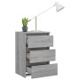 Mesitas de noche 2 uds contrachapado gris Sonoma 40x35x62,5 cm de vidaXL, Mesitas de noche - Ref: Foro24-815174, Precio: 105,...
