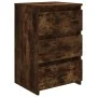 Nachttisch 2 Stk. geräuchertes Eichensperrholz 40x35x62,5cm von vidaXL, Nachttische - Ref: Foro24-815172, Preis: 94,90 €, Rab...