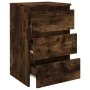 Mesita de noche 2 uds contrachapado roble ahumado 40x35x62,5cm de vidaXL, Mesitas de noche - Ref: Foro24-815172, Precio: 94,9...