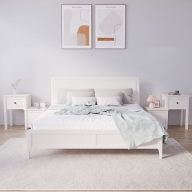 Nightstands 2 pcs white pine wood 79.5x38x65.5 cm by vidaXL, Nightstands - Ref: Foro24-814542, Price: 120,47 €, Discount: %