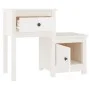 Nachttische 2 Stück aus weißem Kiefernholz 79,5 x 38 x 65,5 cm von vidaXL, Nachttische - Ref: Foro24-814542, Preis: 119,34 €,...