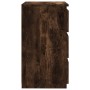 Nachttisch aus geräuchertem Eichensperrholz, 40 x 35 x 62,5 cm von vidaXL, Nachttische - Ref: Foro24-815171, Preis: 51,43 €, ...