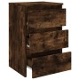 Nachttisch aus geräuchertem Eichensperrholz, 40 x 35 x 62,5 cm von vidaXL, Nachttische - Ref: Foro24-815171, Preis: 51,43 €, ...