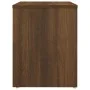 Brown oak plywood bedside table 40x30x40 cm by vidaXL, Nightstands - Ref: Foro24-815181, Price: 27,72 €, Discount: %