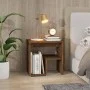 Brown oak plywood bedside table 40x30x40 cm by vidaXL, Nightstands - Ref: Foro24-815181, Price: 27,72 €, Discount: %