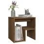 Brown oak plywood bedside table 40x30x40 cm by vidaXL, Nightstands - Ref: Foro24-815181, Price: 27,72 €, Discount: %