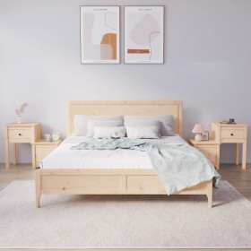 Bedside tables 2 pcs solid pine wood 79.5x38x65.5 cm by vidaXL, Nightstands - Ref: Foro24-814540, Price: 100,72 €, Discount: %