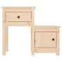Bedside tables 2 pcs solid pine wood 79.5x38x65.5 cm by vidaXL, Nightstands - Ref: Foro24-814540, Price: 99,79 €, Discount: %